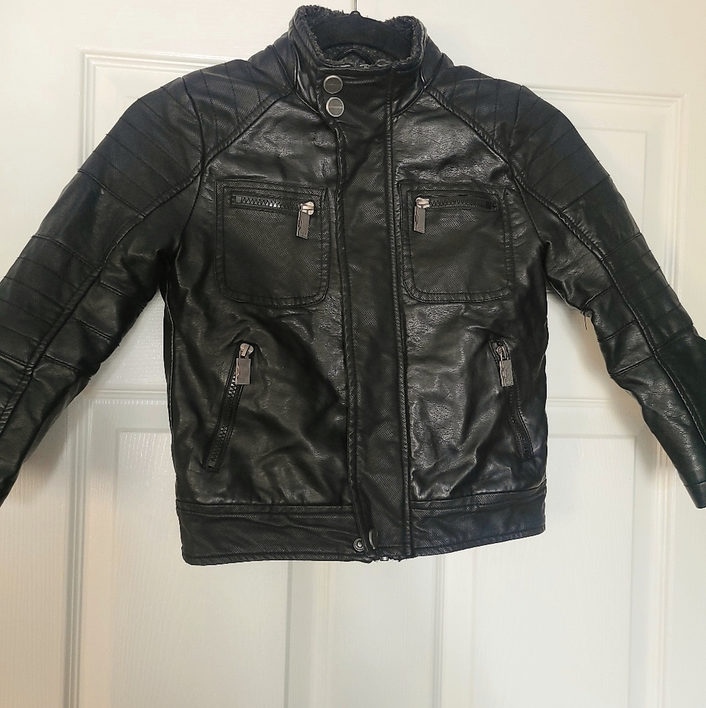 Urban Republic Faux Leather Bomber Jacket